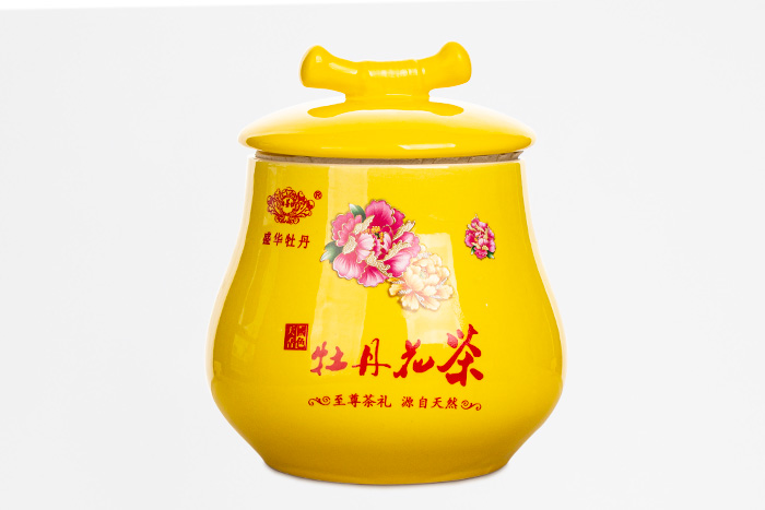 牡丹花茶产品摄影